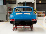 Straat Automobile 1966 Porsche 911 Golf Blue 303890